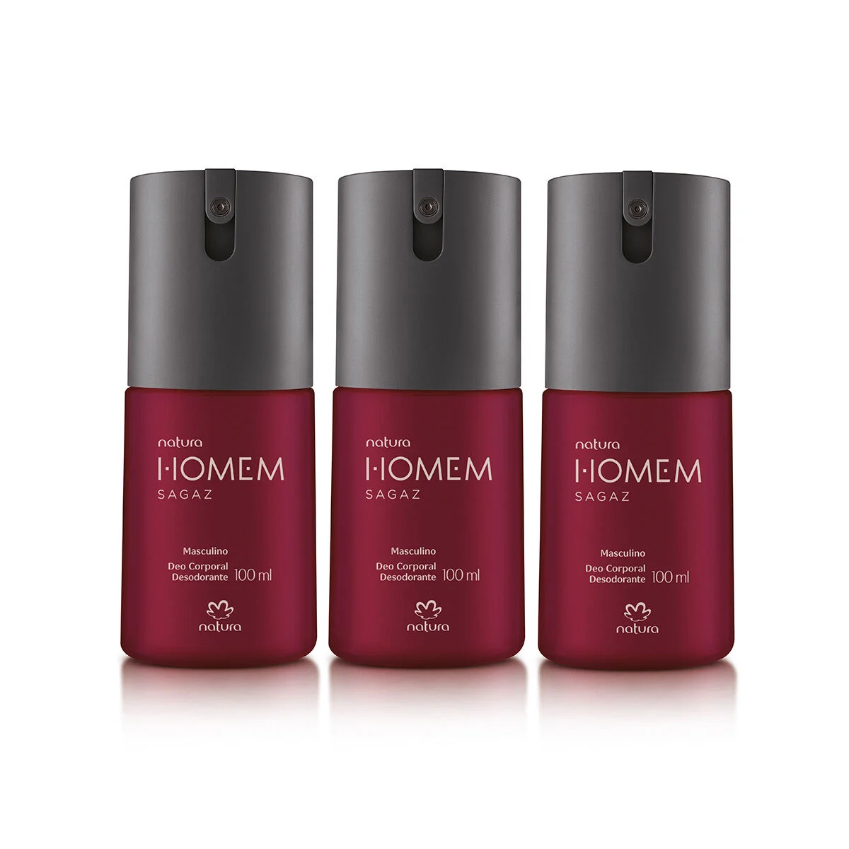 Kit Desodorante Homem Sagaz 3 produtos