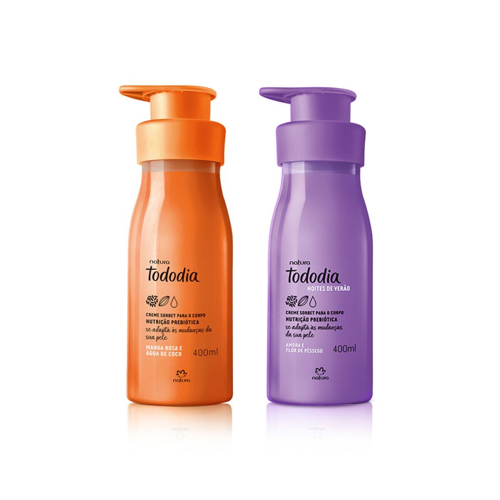 Kit Desodorante Tododia Manga Rosa e Água de Coco + Amora e Flor de Pêssego (2 produtos)