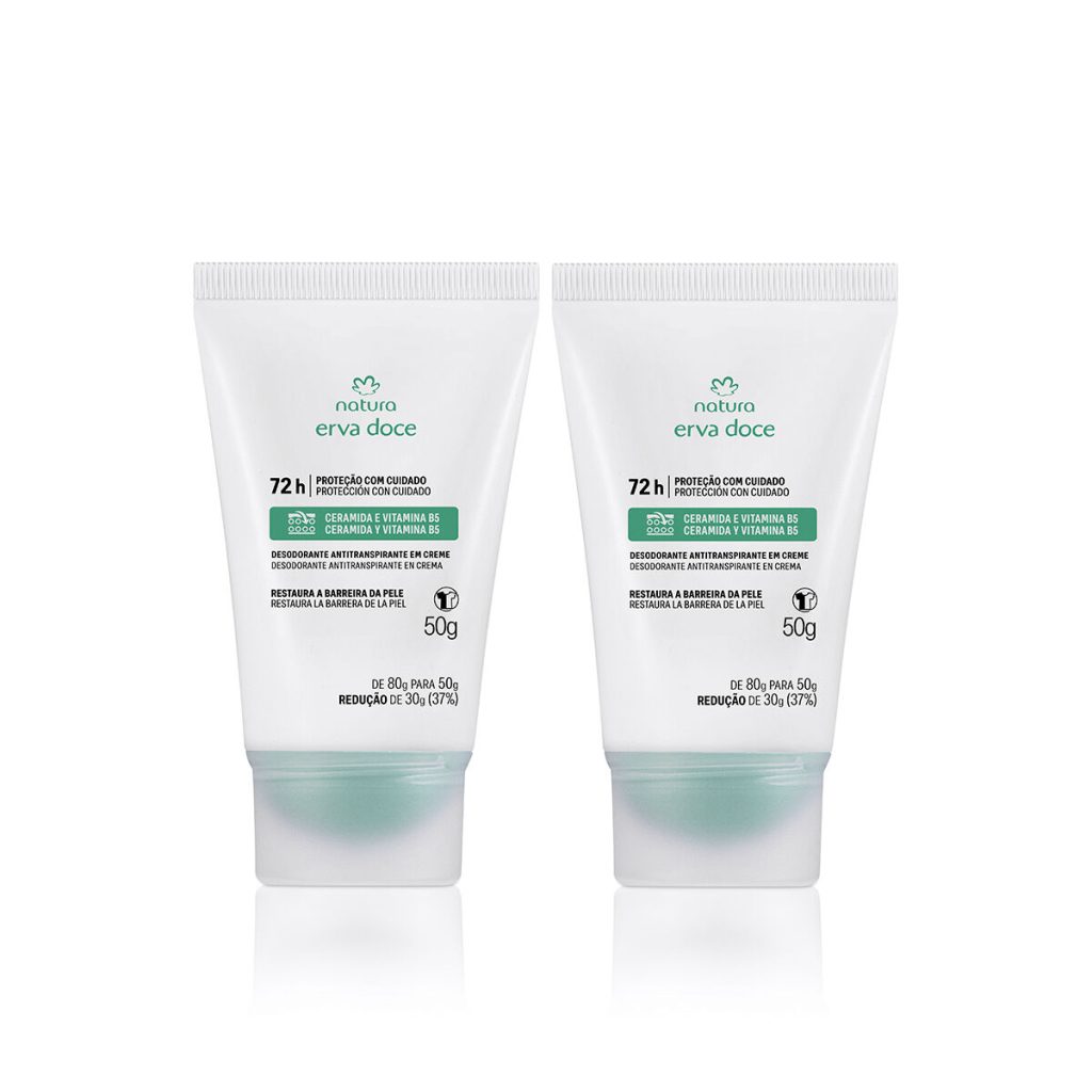 Kit Desodorante em Creme Tododia Erva Doce (2 produtos)