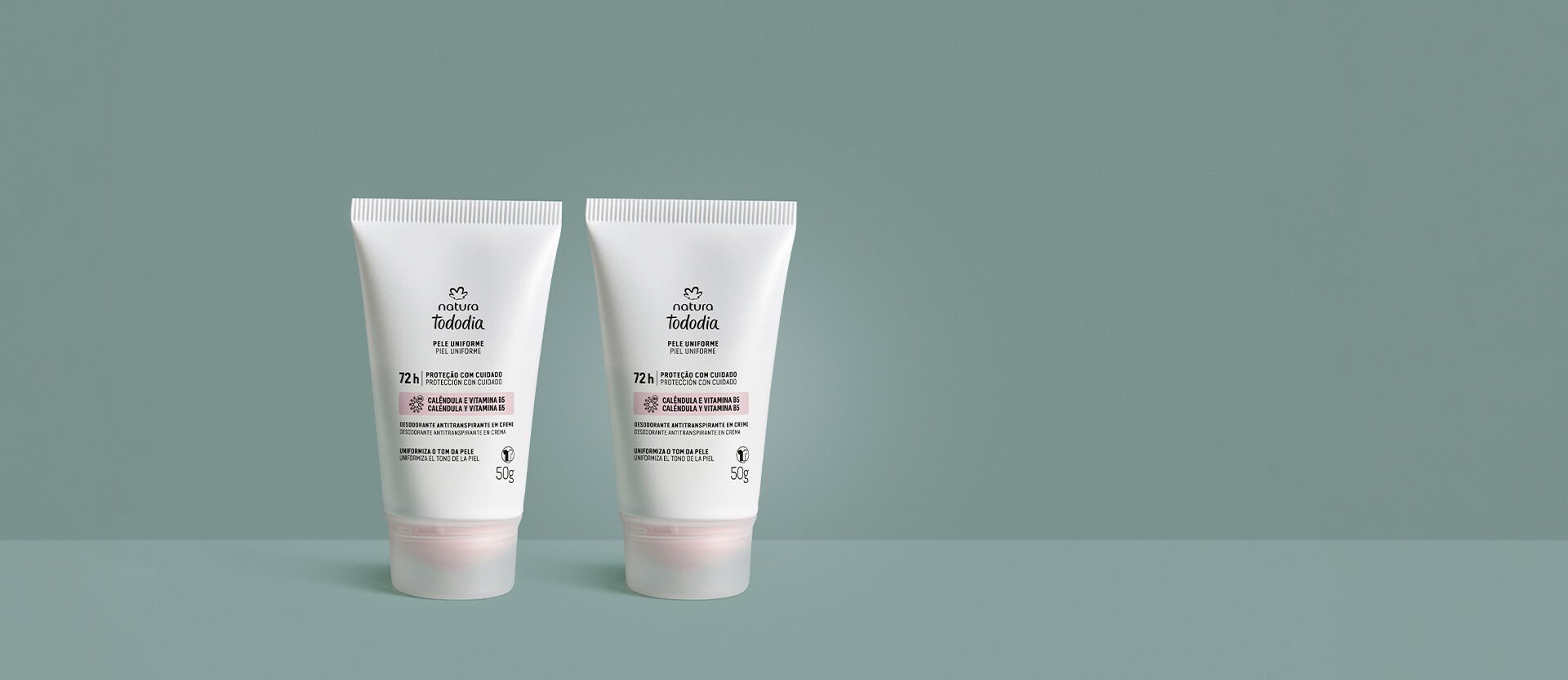 Kit Desodorante em Creme Tododia Leite de Algodao 2 produtos