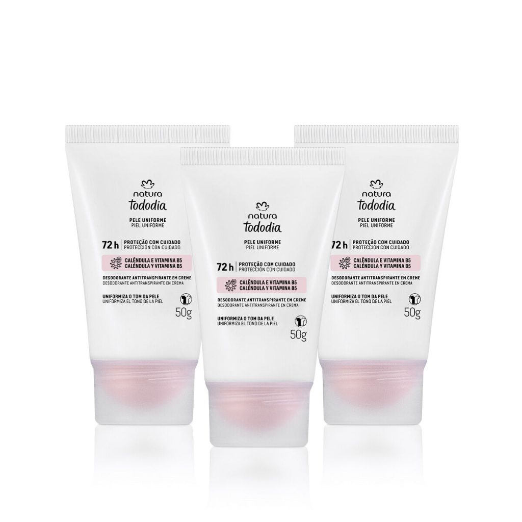 Kit Desodorante em Creme Tododia Leite de Algodão (3 produtos)