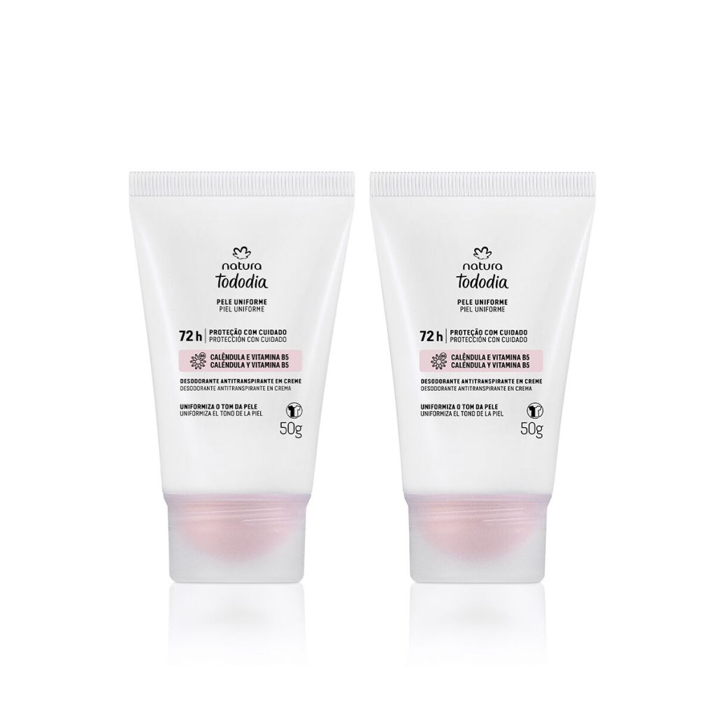 Kit Desodorante em Creme Tododia Pele Uniforme (2 produtos)