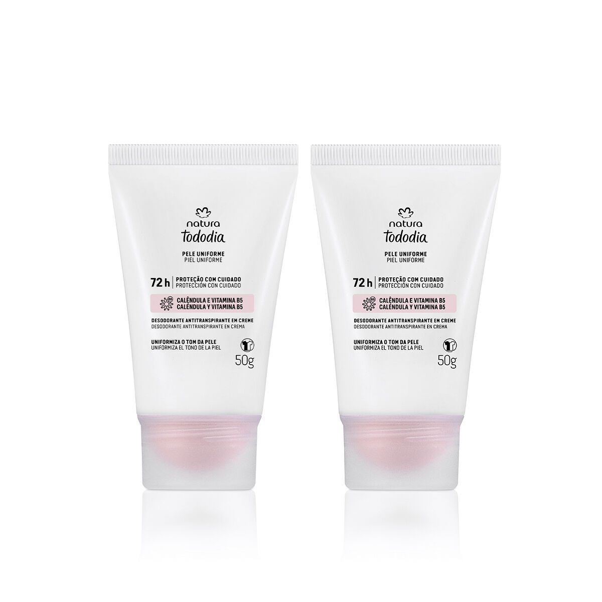 Kit Desodorante em Creme Tododia Pele Uniforme 2 produtos
