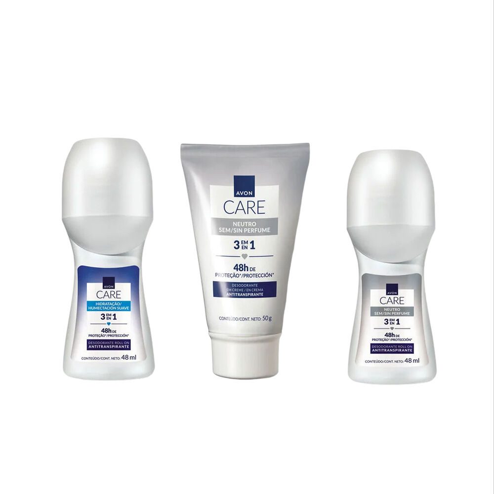 Kit Desodorantes Avon Care
