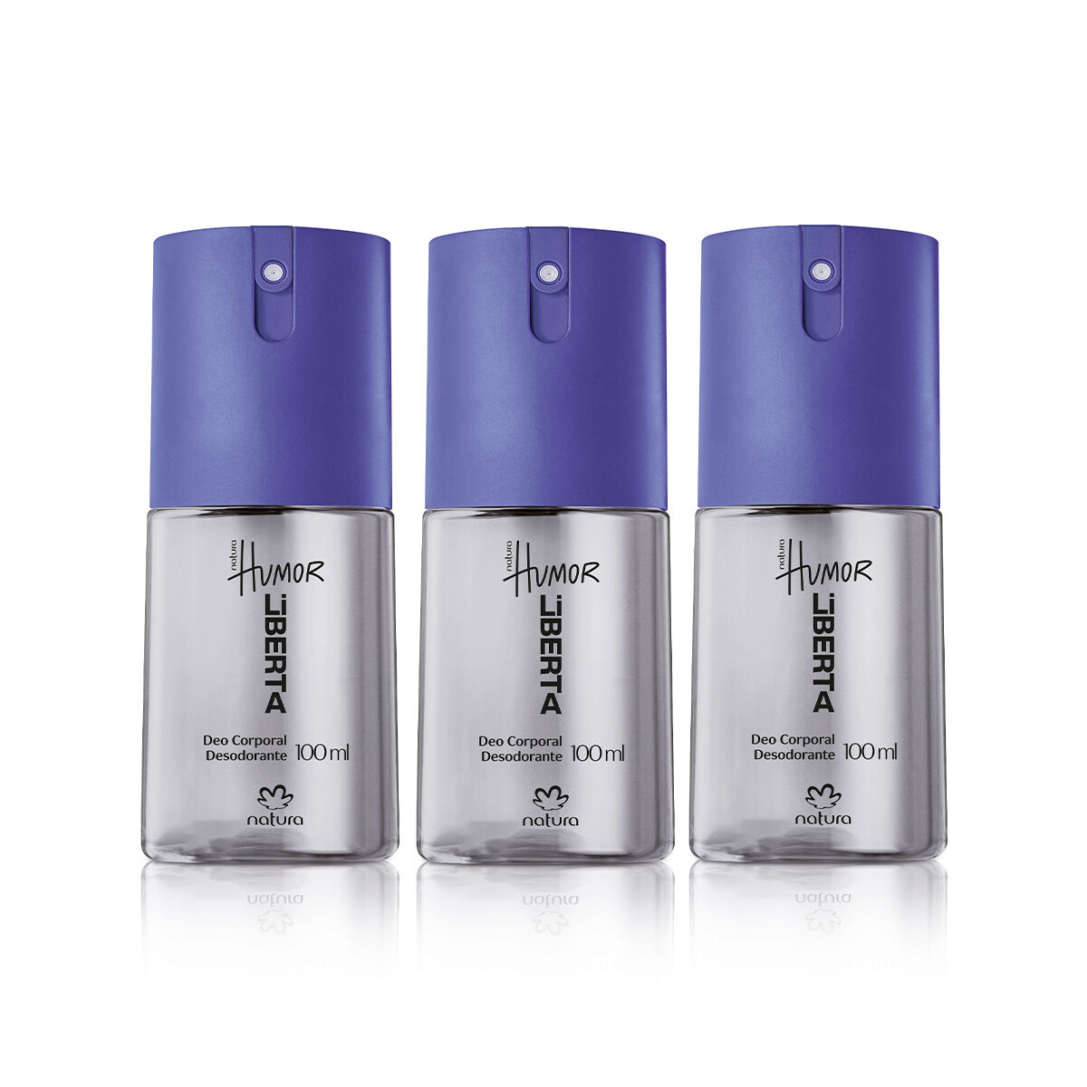 Kit Desodorantes Corporais Humor Liberta 3 produtos