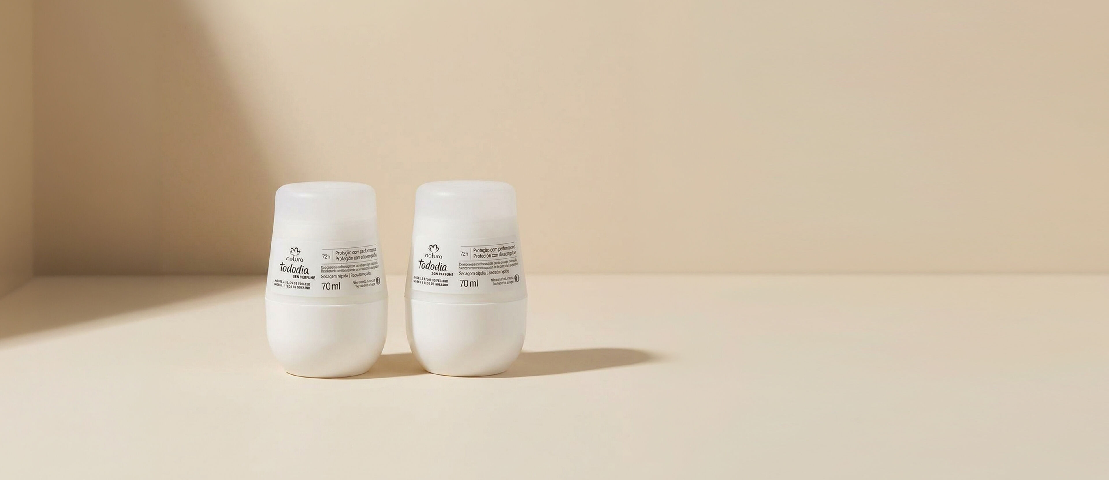 Kit Desodorantes Tododia Sem Perfume 2 produtos