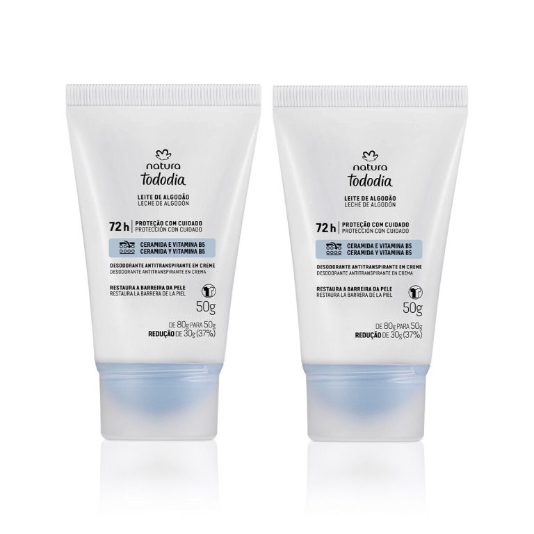 Kit Desodorantes em Creme Tododia Leite de Algodão (2 produtos) [NATBRA-287063]