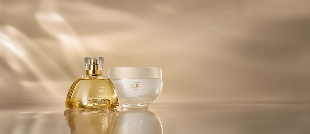 Kit Eau De Parfum e Creme Aveludado Corporal Natura Aura Alba (2 produtos)