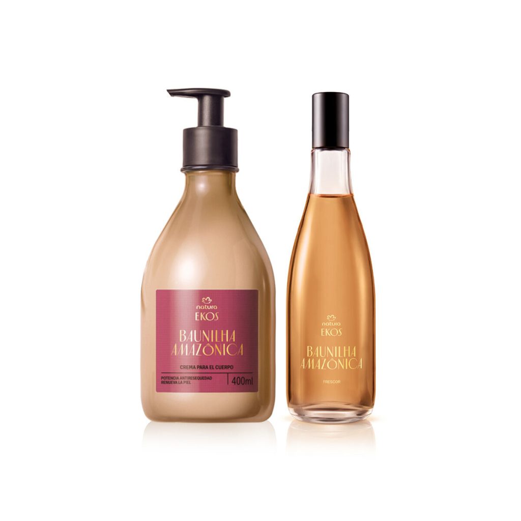 Kit Ekos Creme para o Corpo e Colônia Baunilha Amazônica (2 produtos)