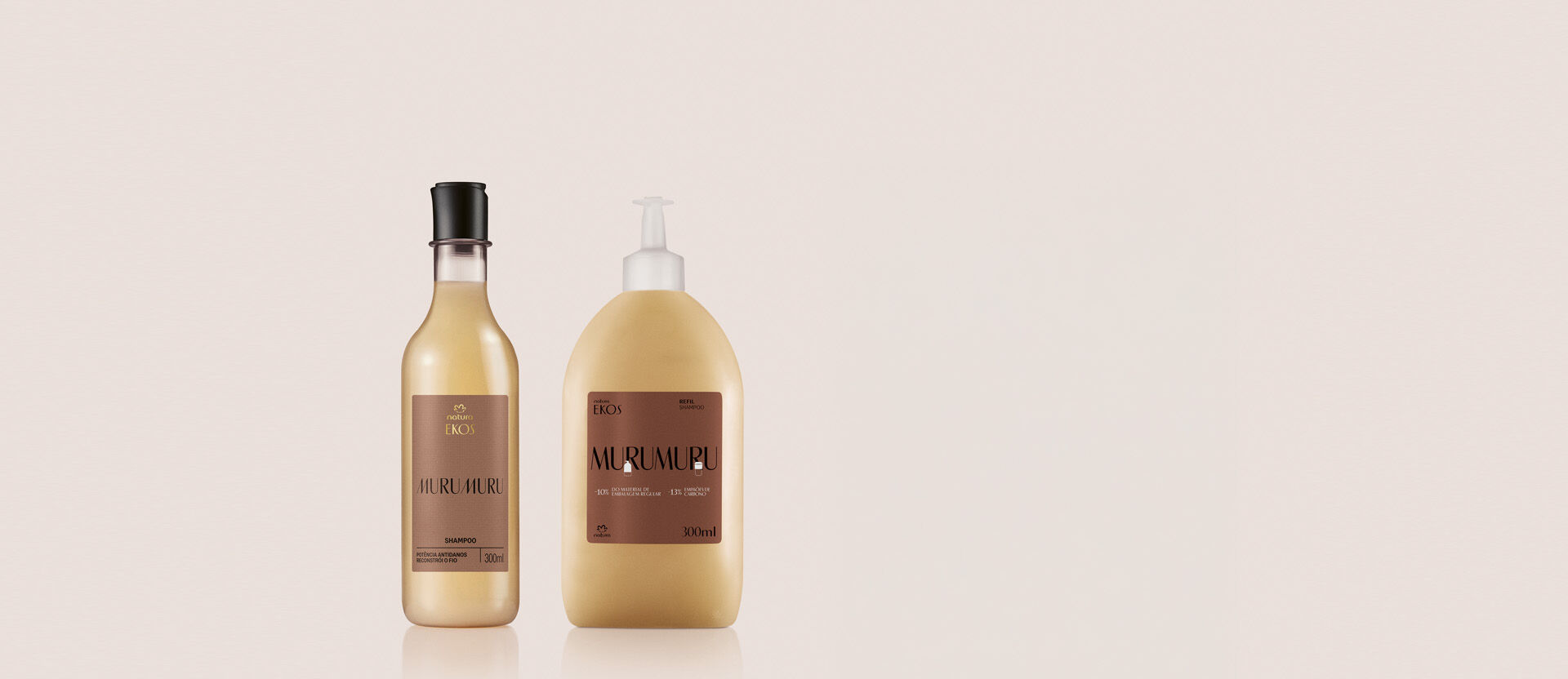 Kit Ekos Murumuru Shampoo Refil Shampoo 2 produtos