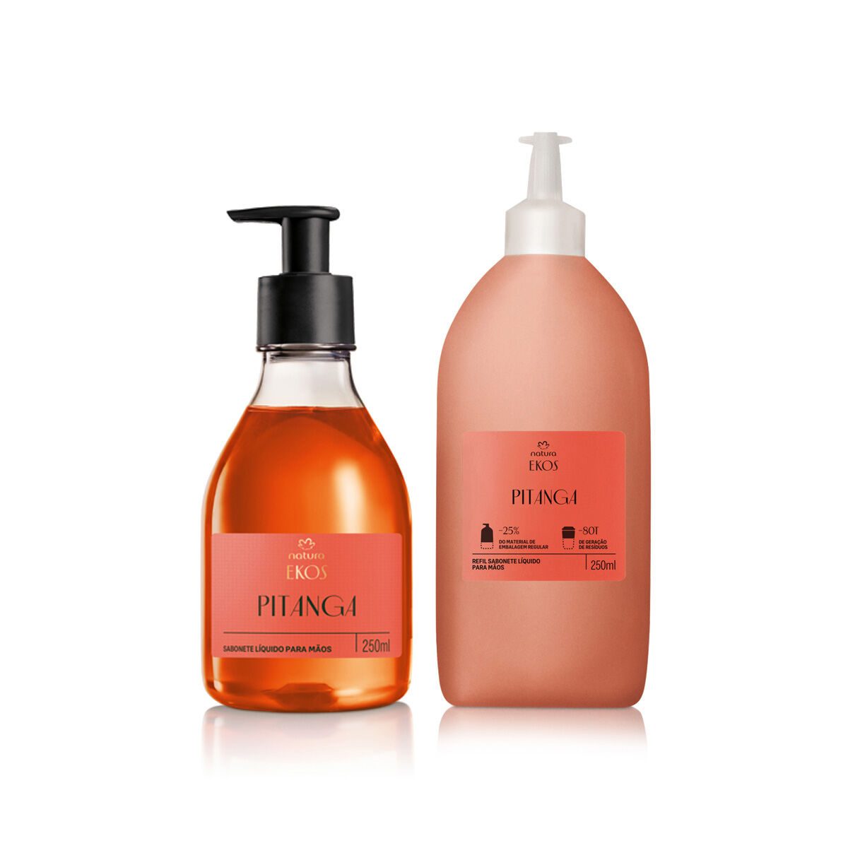 Kit Ekos Sabonete para Mãos com Refil Pitanga 2 Kit Ekos Sabonete para Maos com Refil Pitanga