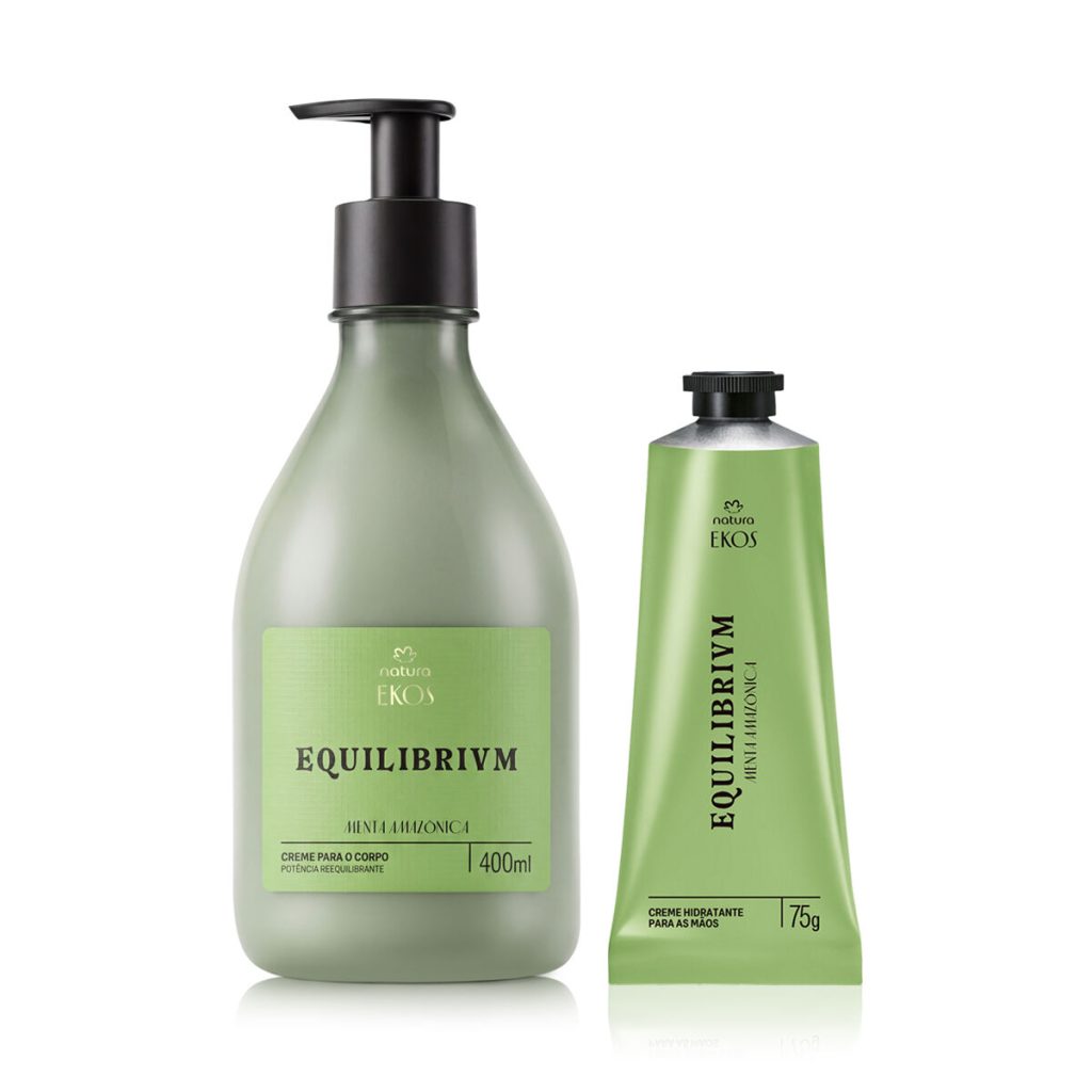Kit Hidratante Corporal e Creme para Mãos Ekos Menta Amazônica (2 produtos)