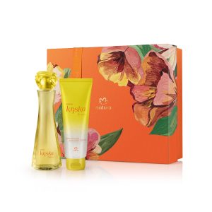 Kit Kriska Flores Deo Colônia + Sabonete Líquido + Caixa Especial (3 produtos) [NATBRA-272386]