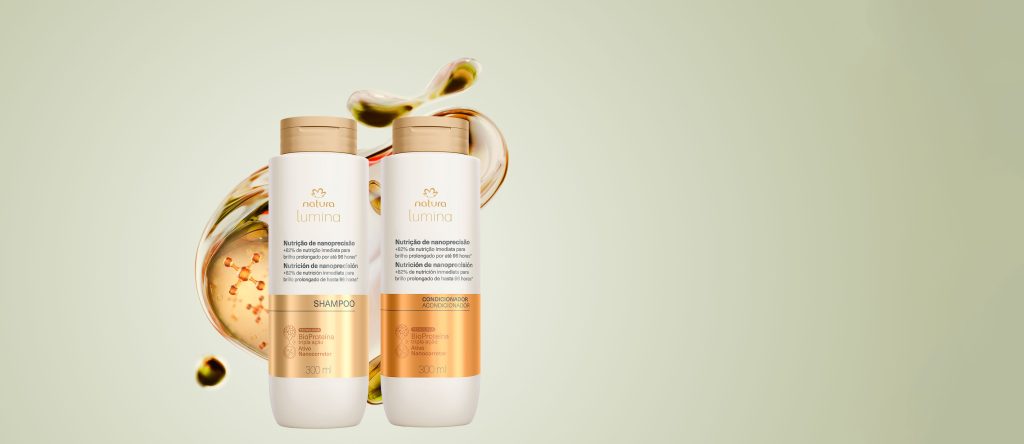 Kit Natura Lumina Nutrição e Nanoprecisão Shampoo e Condicionador