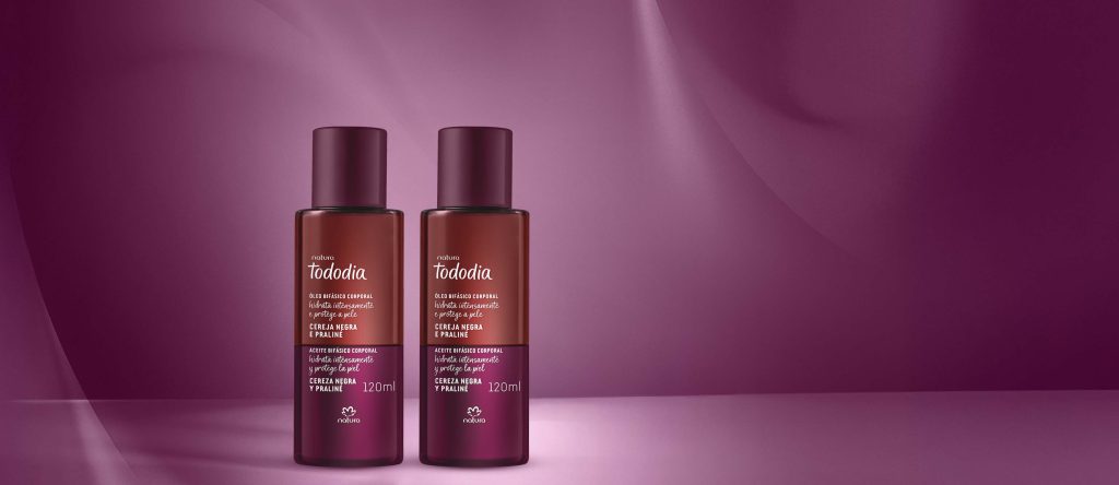 Kit Óleo Bifásico Tododia Cereja Negra e Praliné