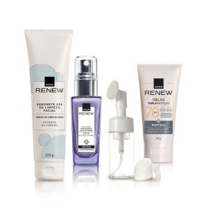 Kit Renew Limpeza E Proteção Facial + Sérum Lift