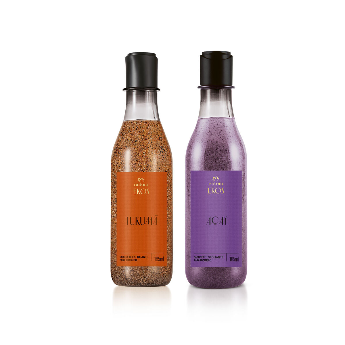 Kit Sabonete Liquido Esfoliante Ekos Tukuma e Acai 2 produtos