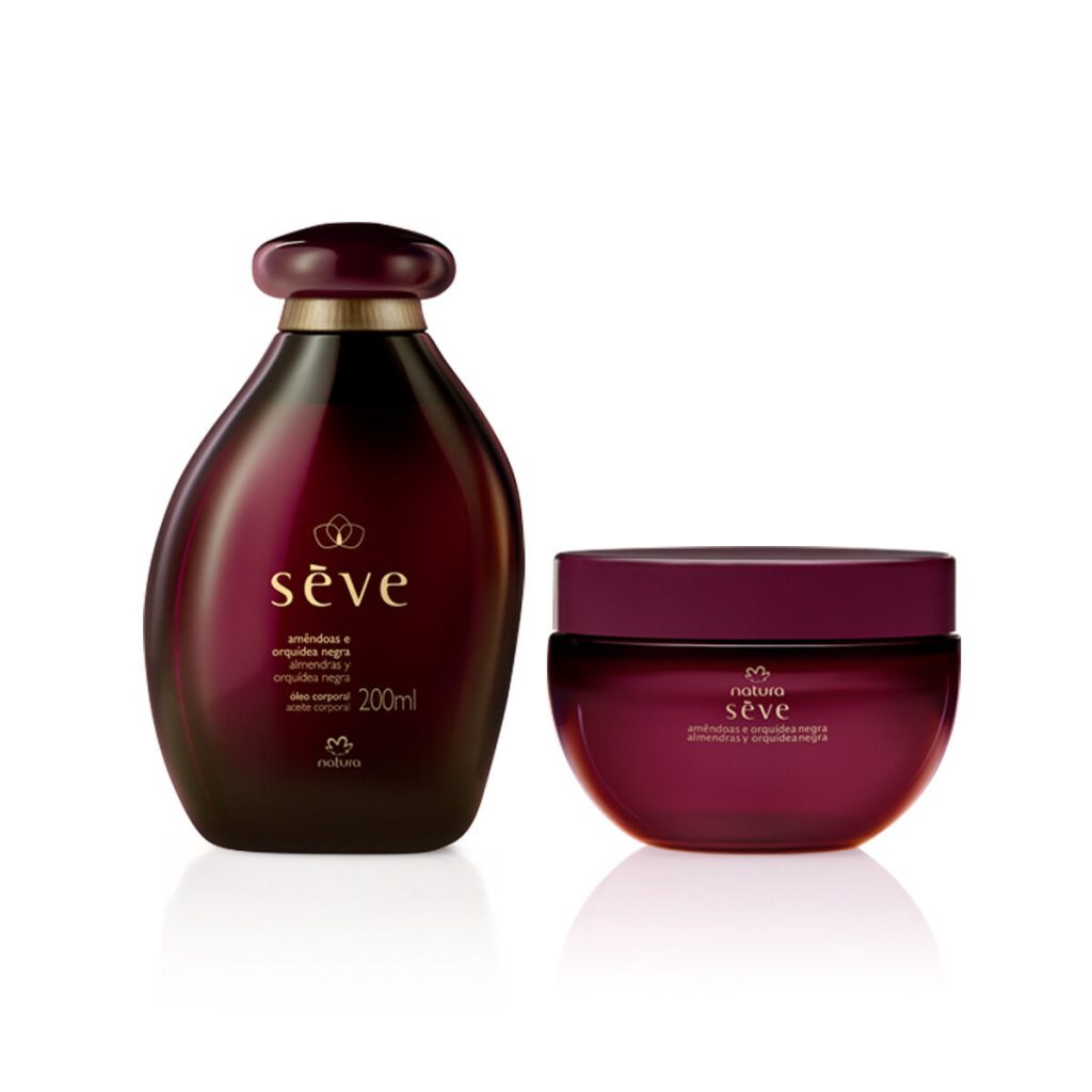 Kit Sève Amêndoas e Orquídea Negra Creme Desodorante + Óleo Desodorante (2 produtos)