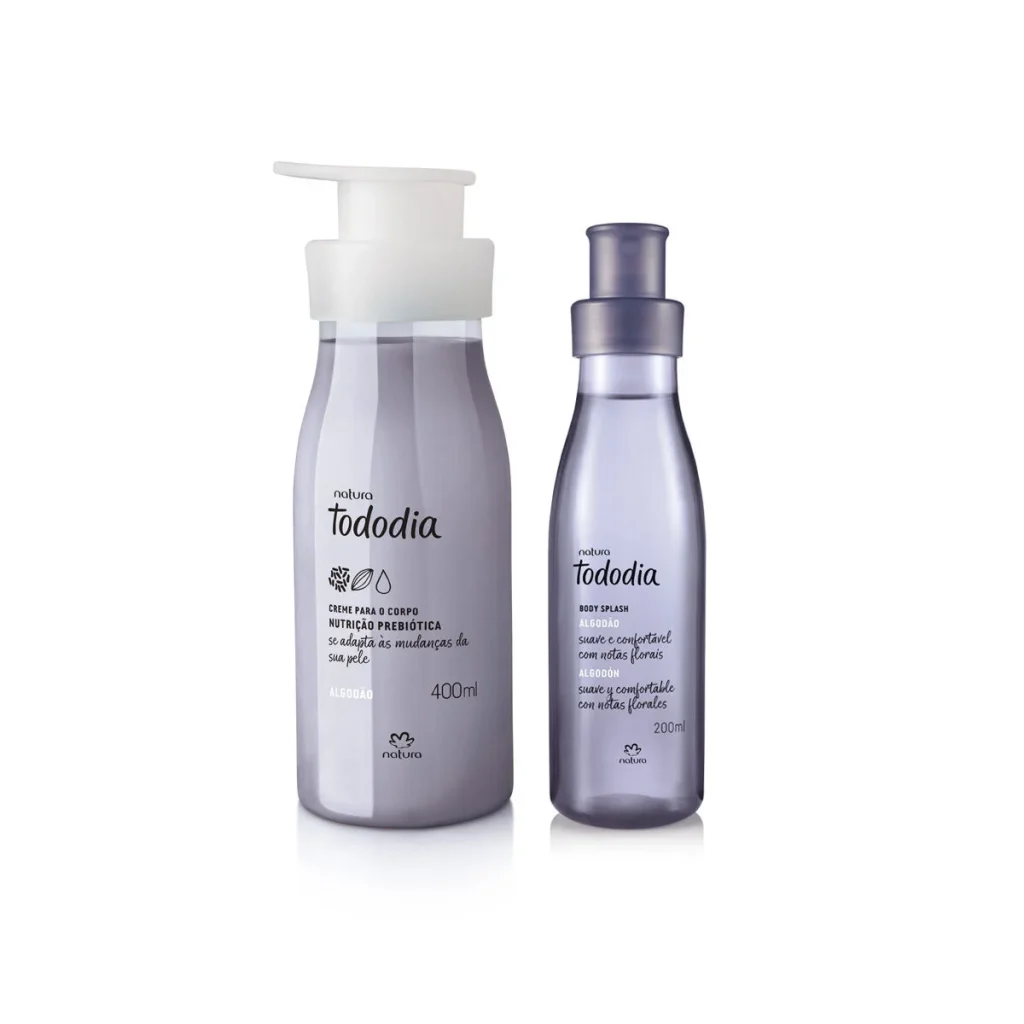 Kit Tododia Algodão Body Splash + Creme Desodorante (2 produtos)