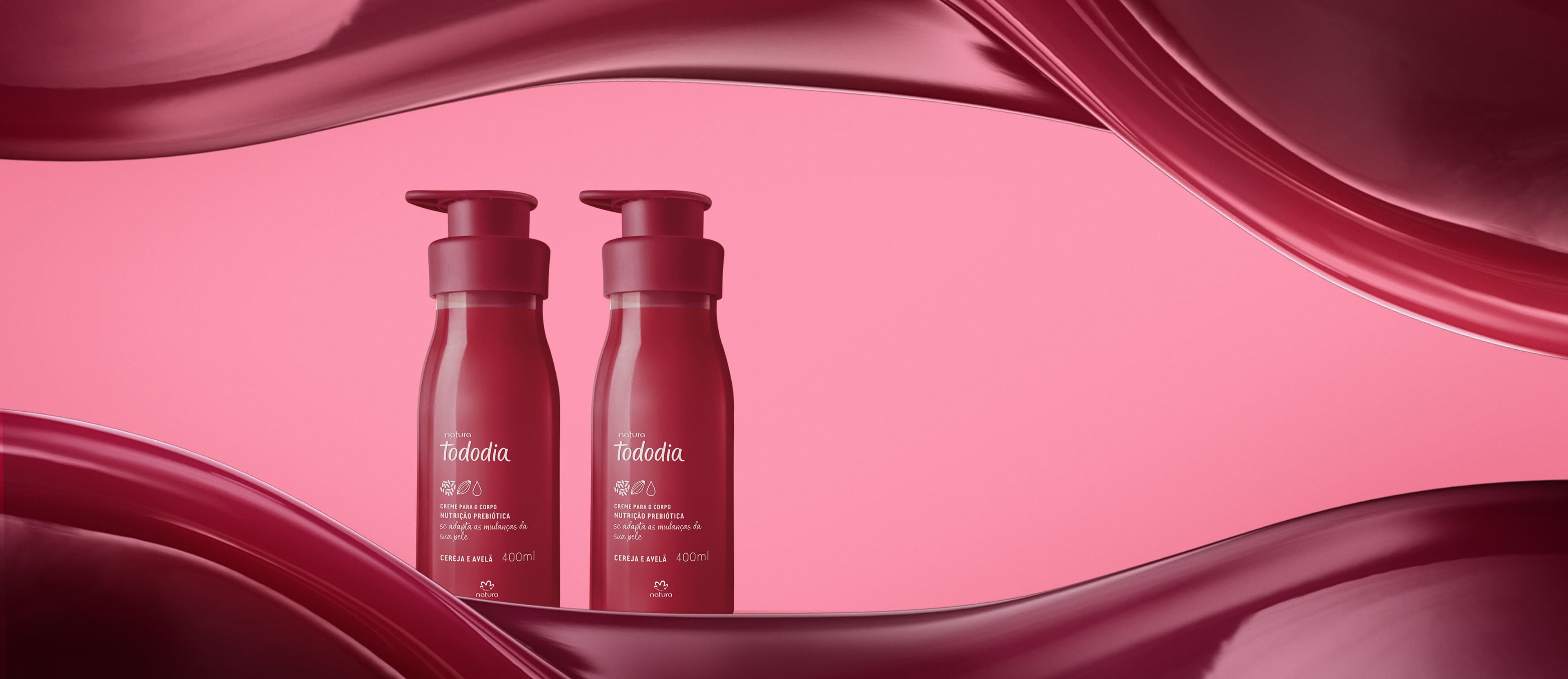 Kit Tododia Cereja e Avelã (2 produtos) 2 Kit Tododia Cereja e Avela 2 produtos