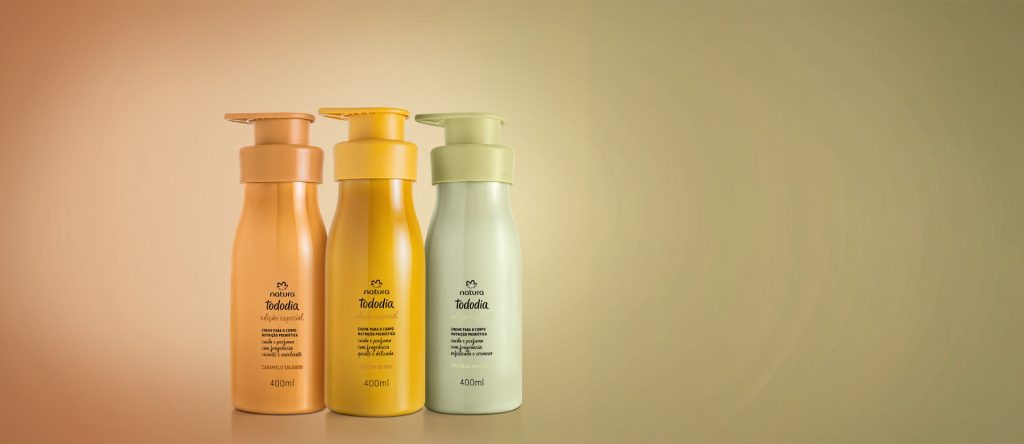 Kit Tododia Creme para o Corpo Pistache, Caramelo Salgado e Néctar de Mel (3 produtos)
