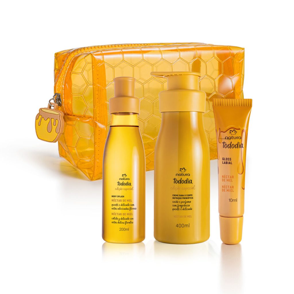 Kit Tododia Néctar de Mel com Nécessaire (4 produtos)