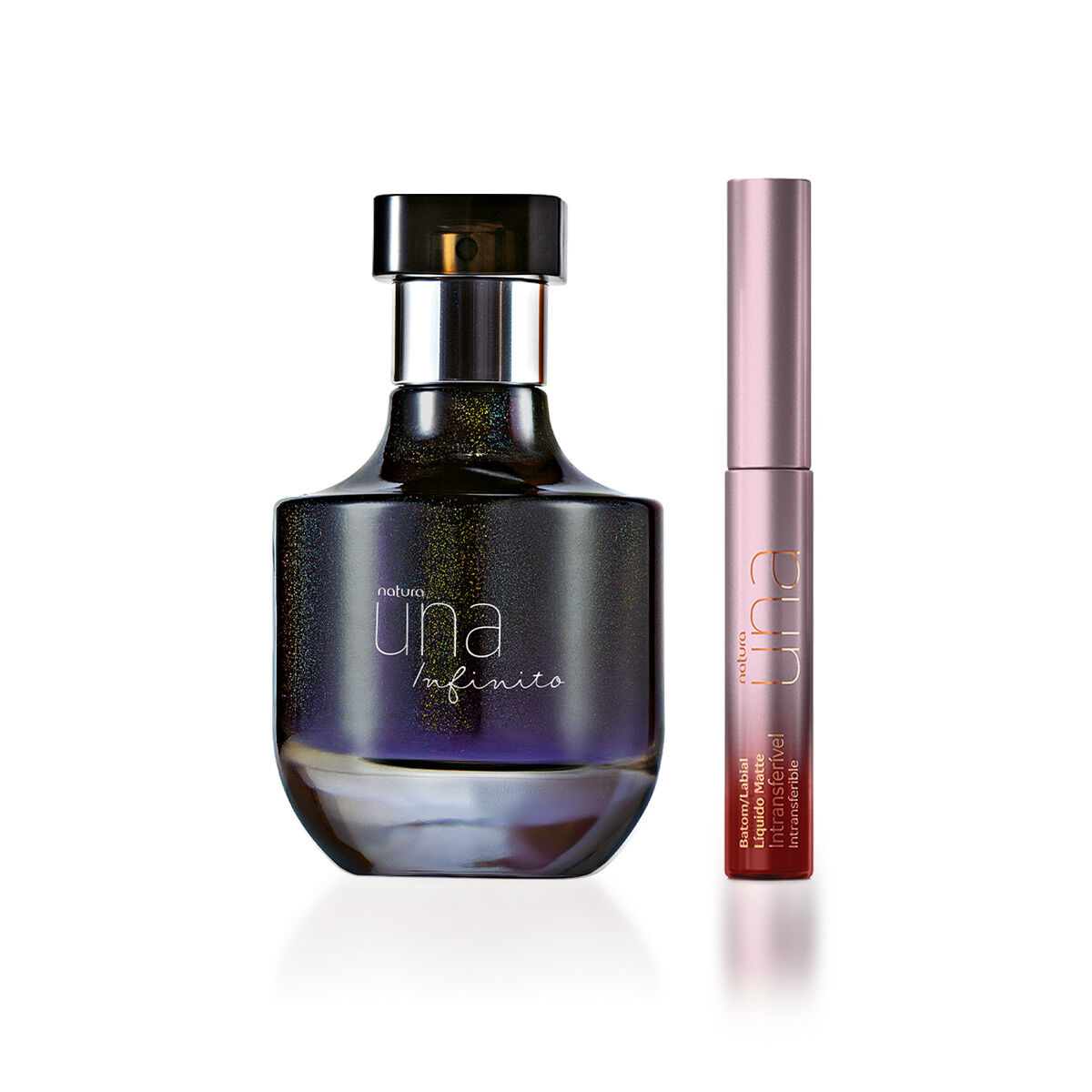 Kit Una Infinito Batom Liquido Matte Una Vermelho 2