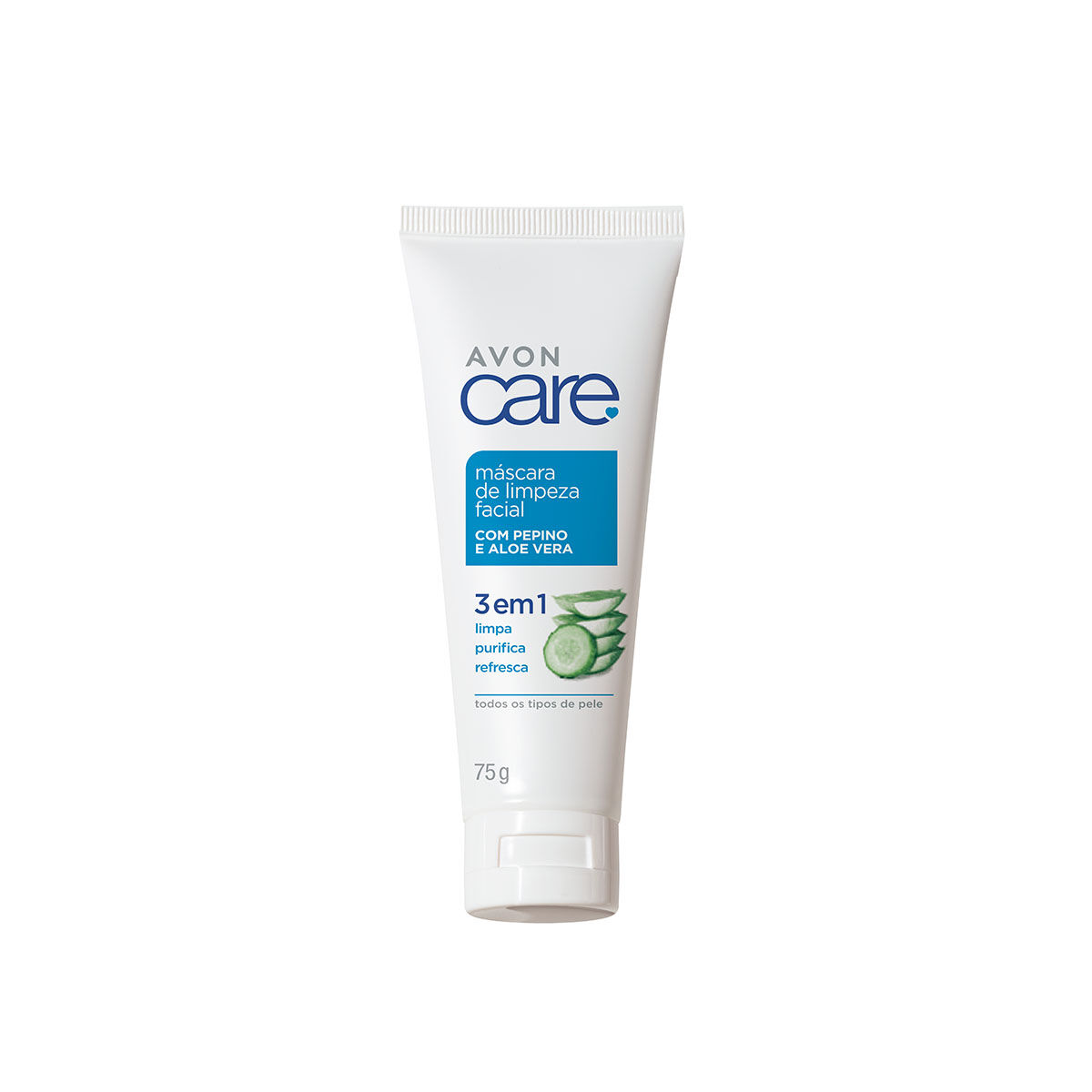 Mascara de Limpeza Facial Pepino e Aloe Vera