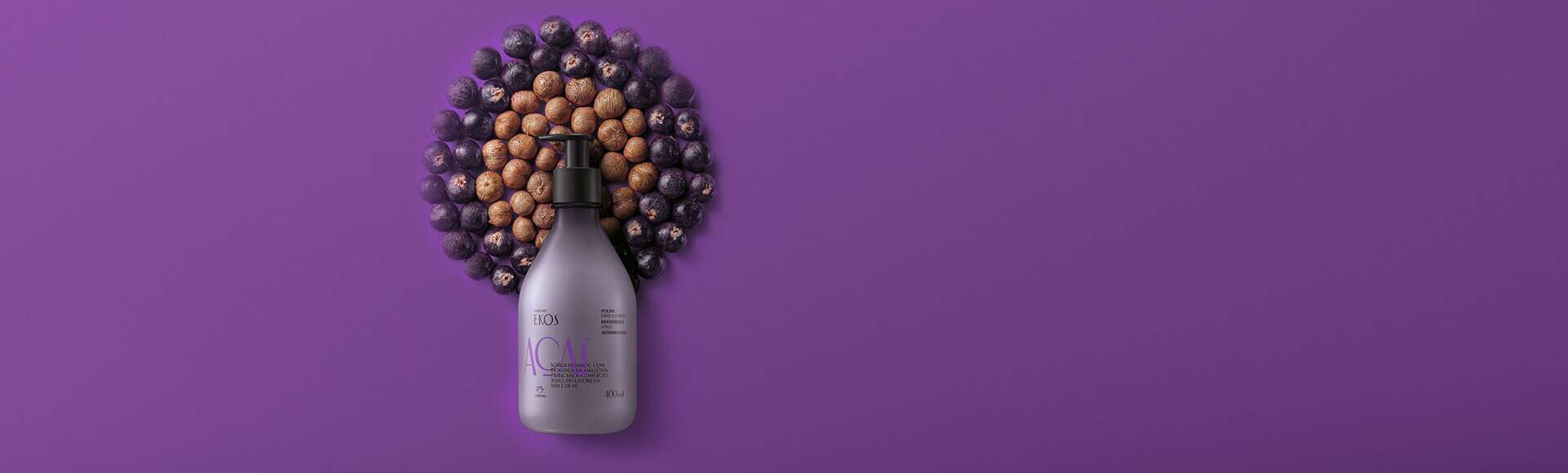 Polpa Desodorante Hidratante Para o Corpo Ekos Acai