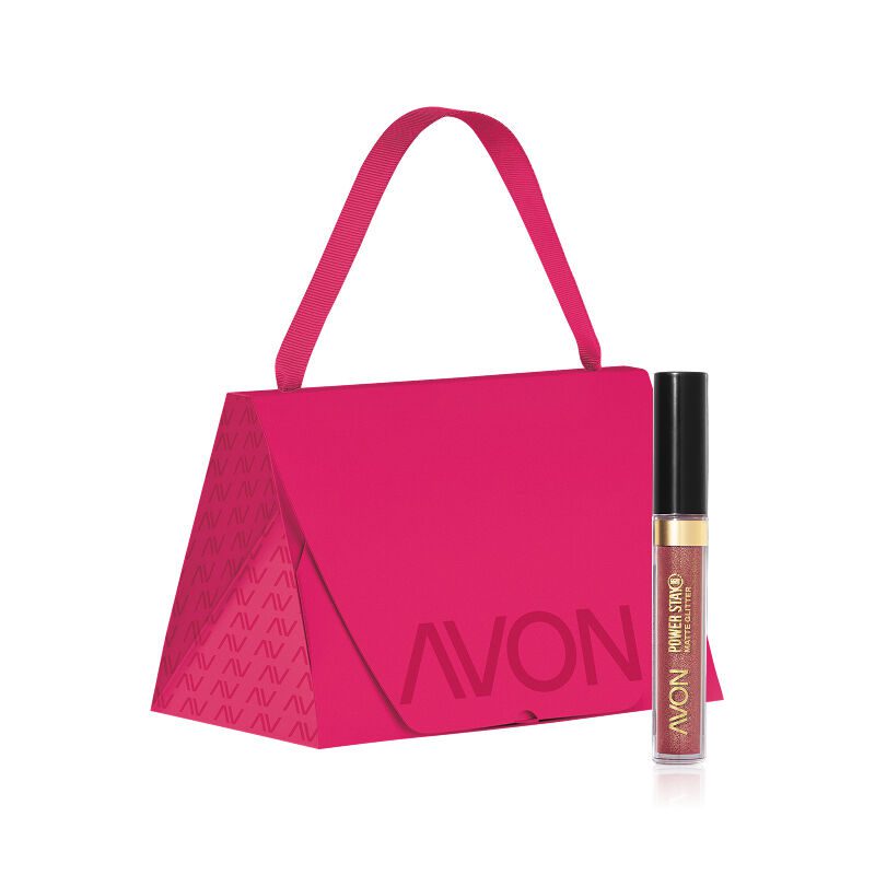 Presente Batom Power Stay Glitter Nude Perola