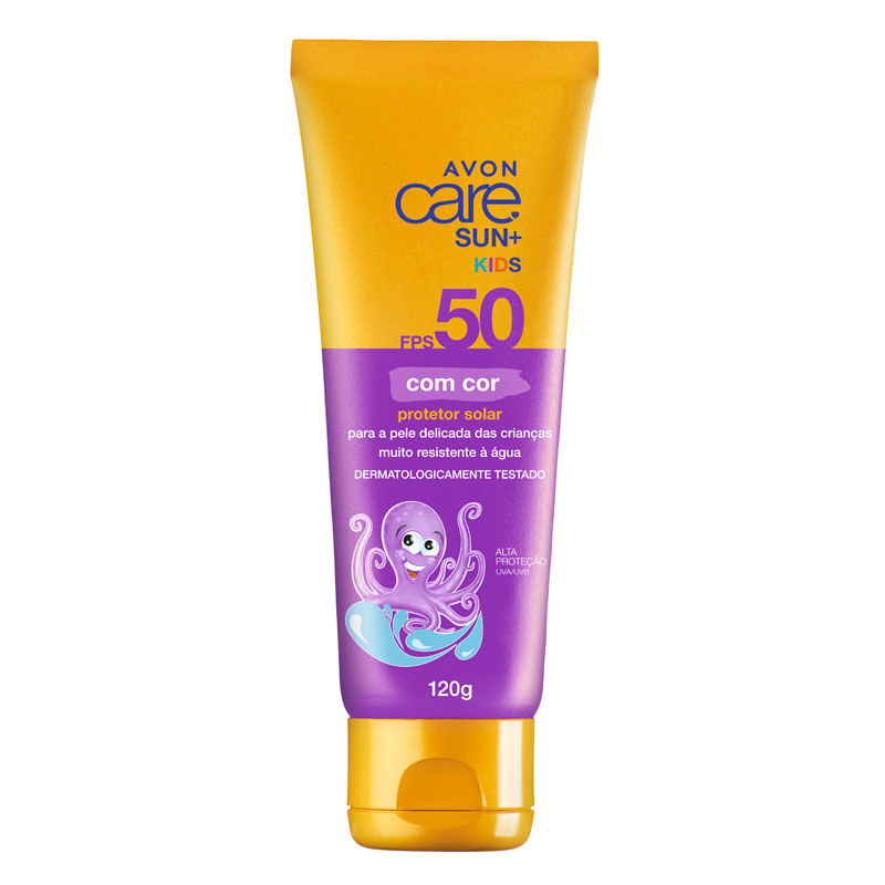 Protetor Solar Kids Avon Care FPS 50 2 Protetor Solar Kids Avon Care FPS 50
