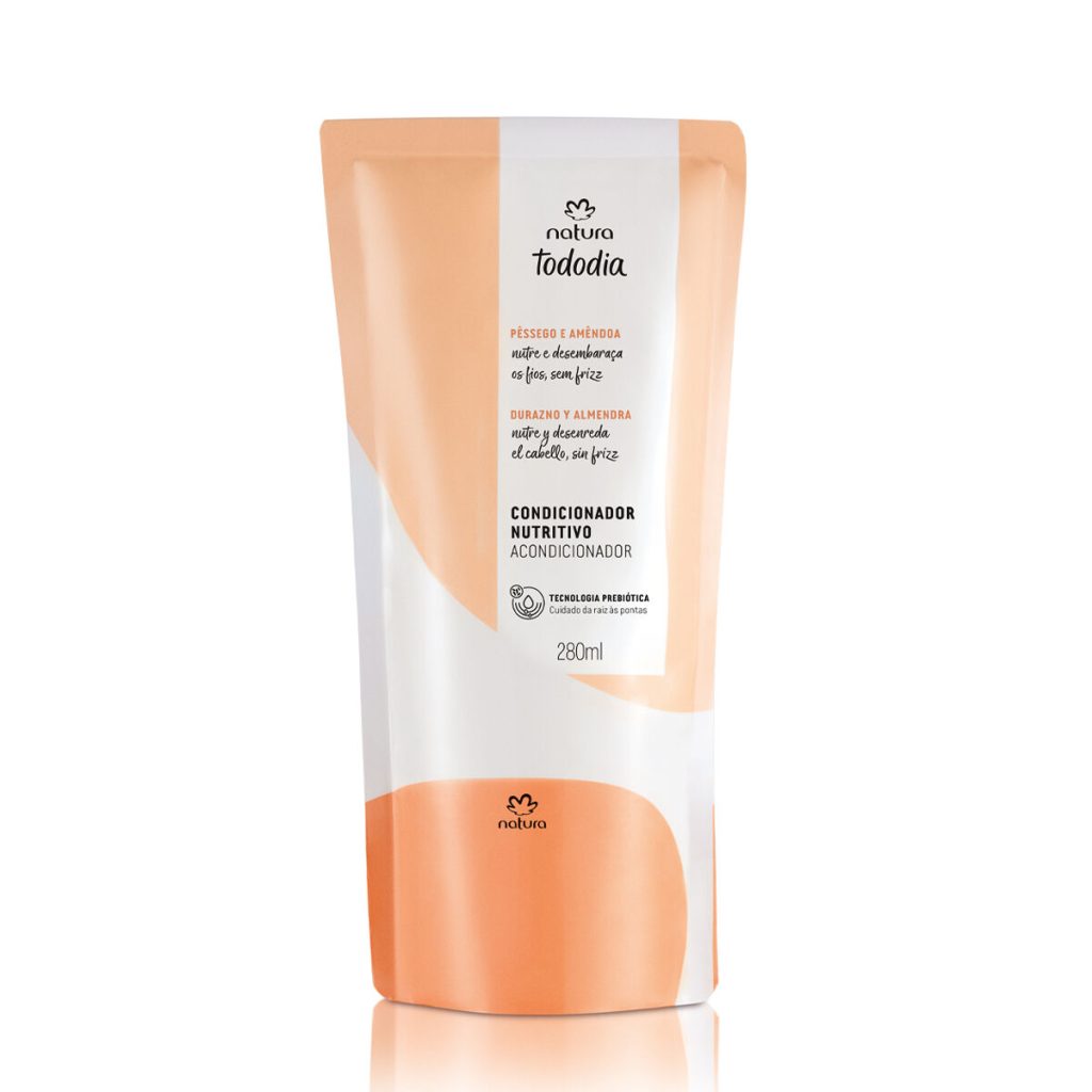 Refil Condicionador Nutrição Pêssego e Amêndoa Tododia 280ml