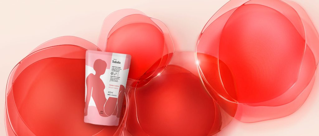 Refil Creme Desodorante Nutritivo para o Corpo Tododia Tâmara e Canela