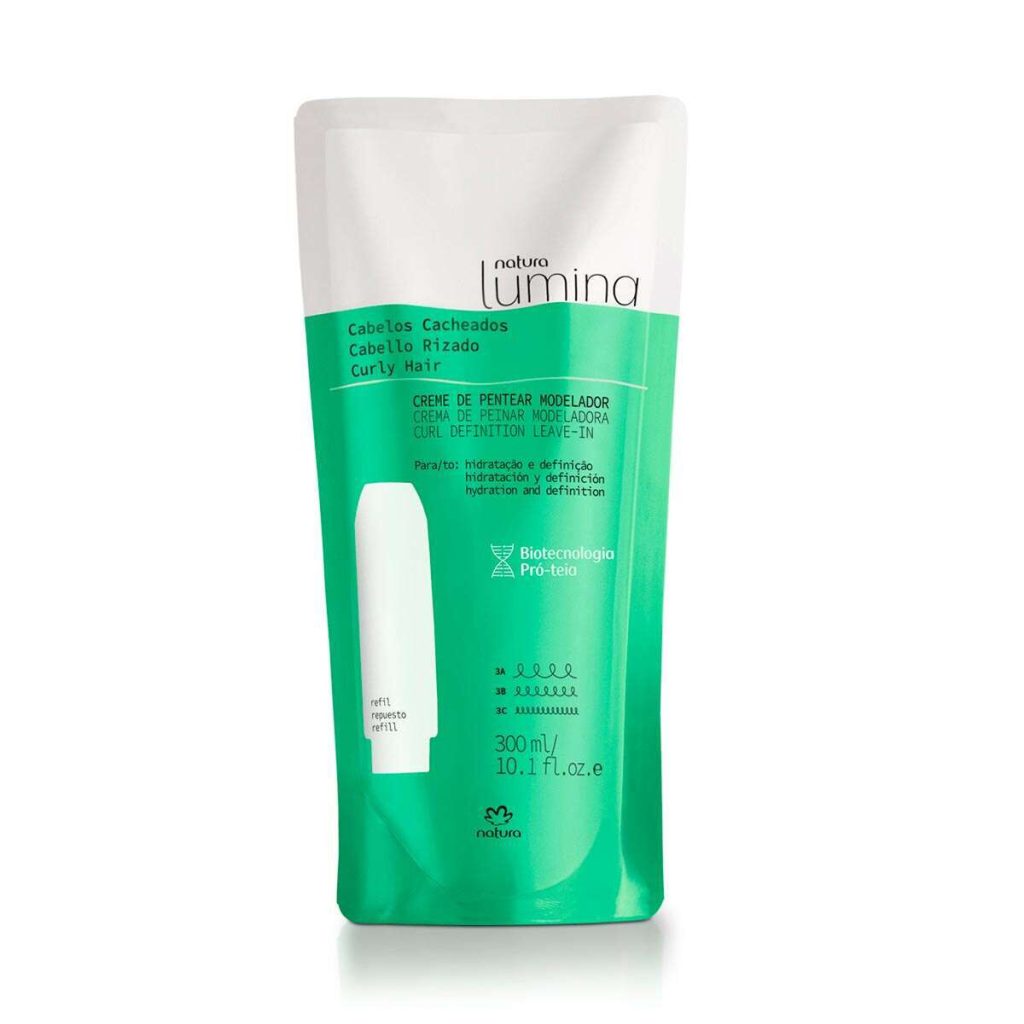 Refil Creme de Pentear Modelador para Cabelos Cacheados Lumina