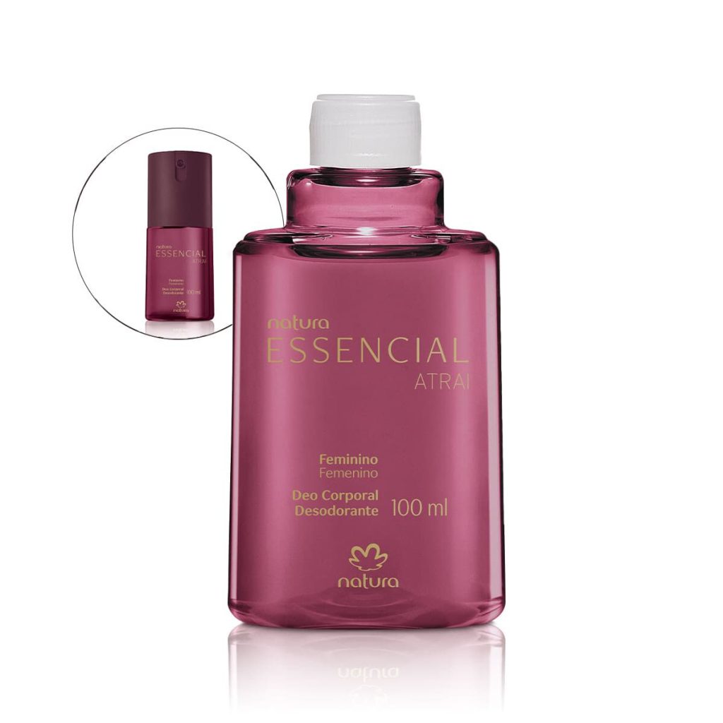 Refil Desodorante Corporal Feminino Essencial Atrai 100 ml