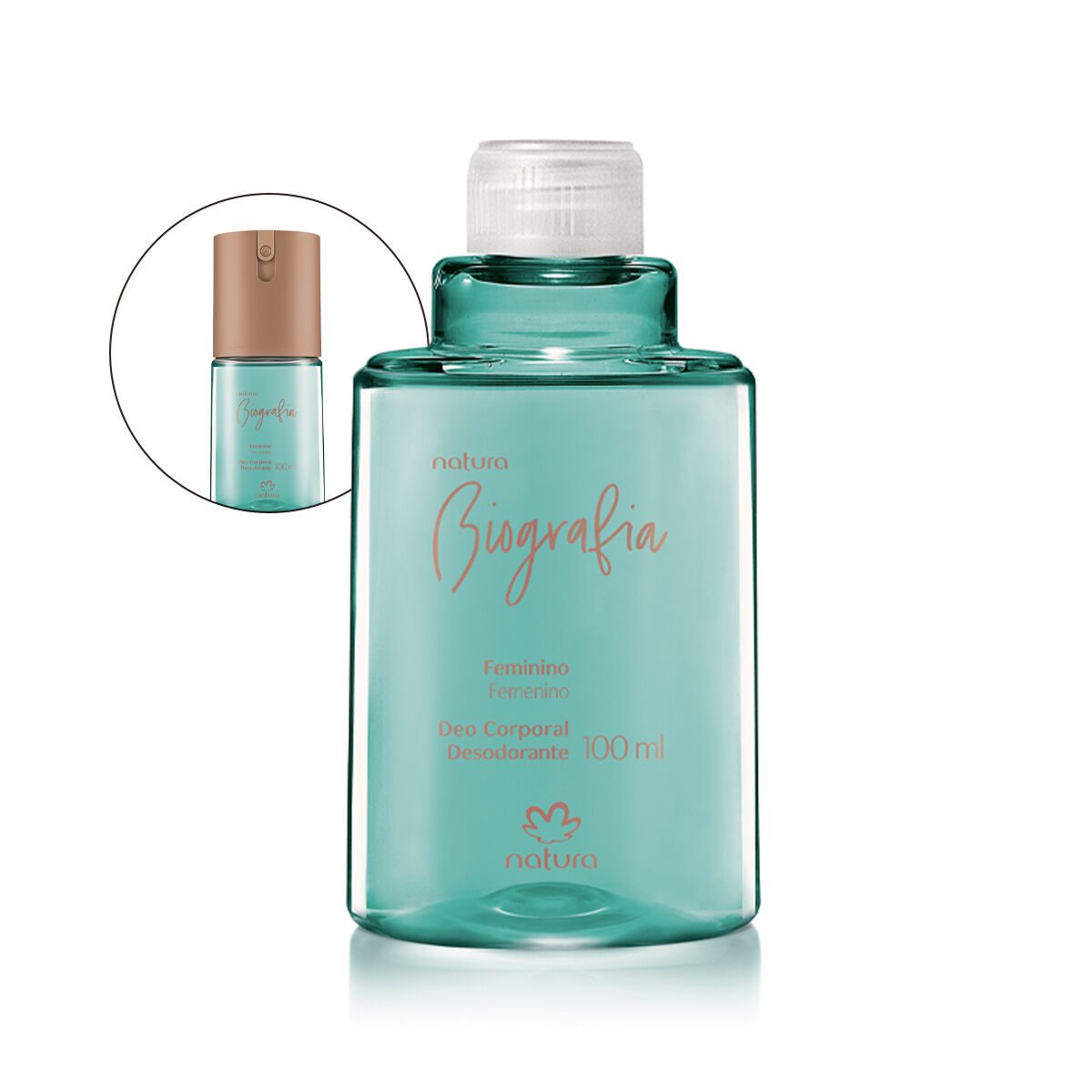 Refil Desodorante Corporal Feminino Natura Biografia 100 ml