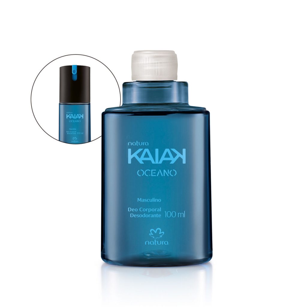 Refil Desodorante Corporal Masculino Kaiak Oceano 100 ml