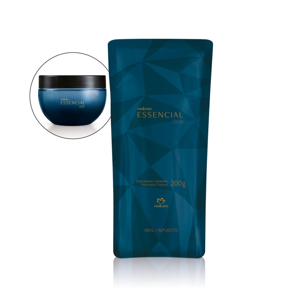 Refil Desodorante Hidratante Corporal Perfumado Essencial Oud