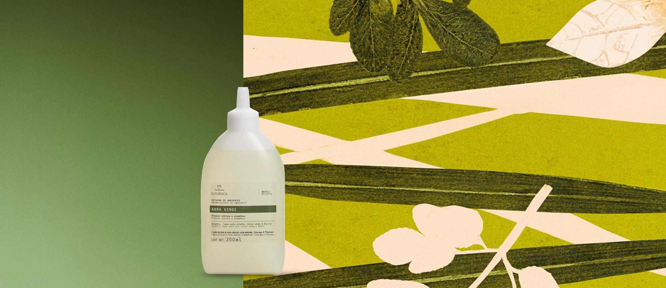 Refil Difusor de Ambiente Natura Bothanica Aura Gingi
