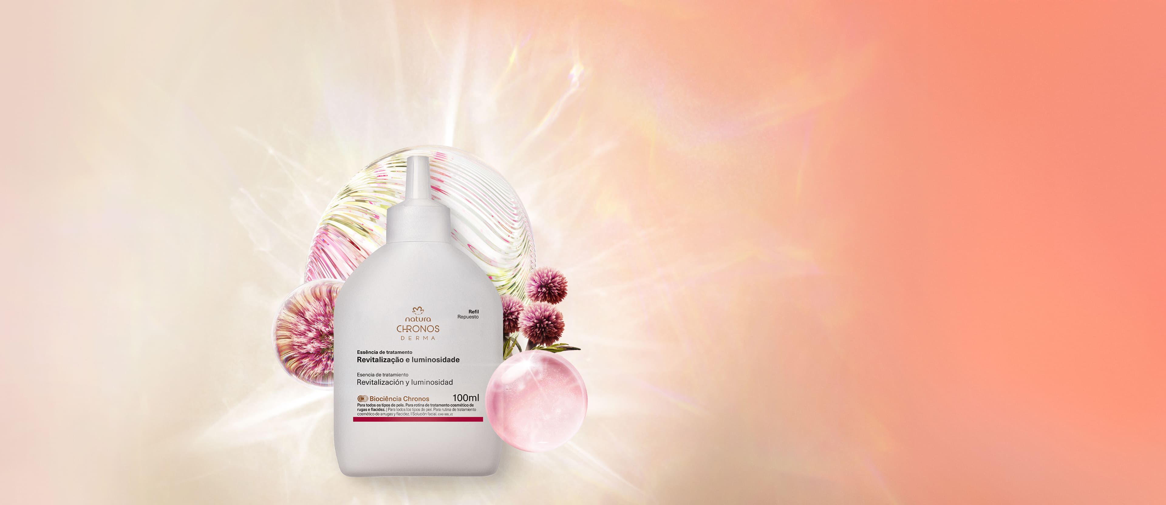 Refil Essencia de Tratamento Revitalizacao e Luminosidade Chronos Derma