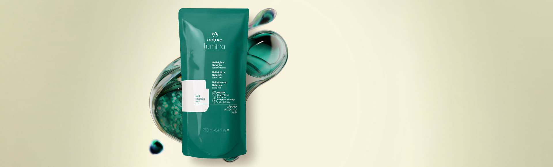 Refil Mascara Reconstrutora para Definicao e Nutricao de Cabelos Crespos