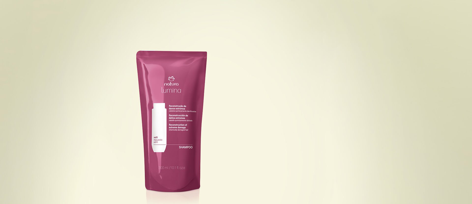 Refil Shampoo Reestruturante para Reconstrucao de Danos