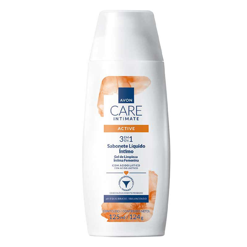 Sabonete Líquido Íntimo Avon Care Intimate Active 125ml 2 Sabonete Liquido Intimo Avon Care Intimate Active 125ml