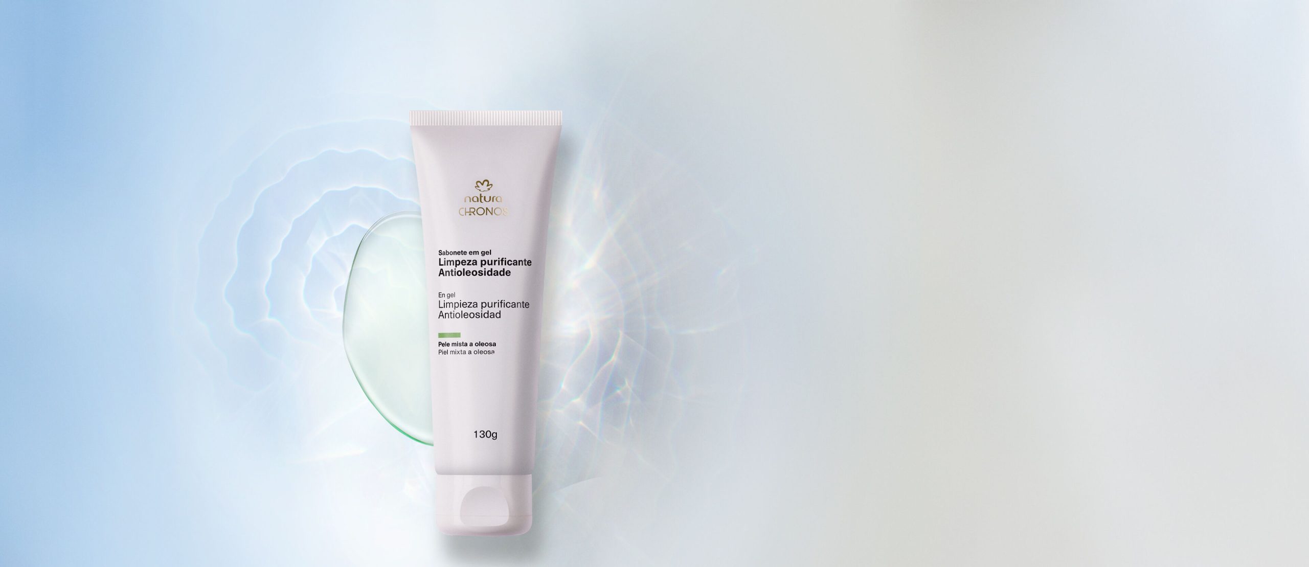 Sabonete em Gel Limpeza Purificante Antioleosidade Chronos Derma scaled