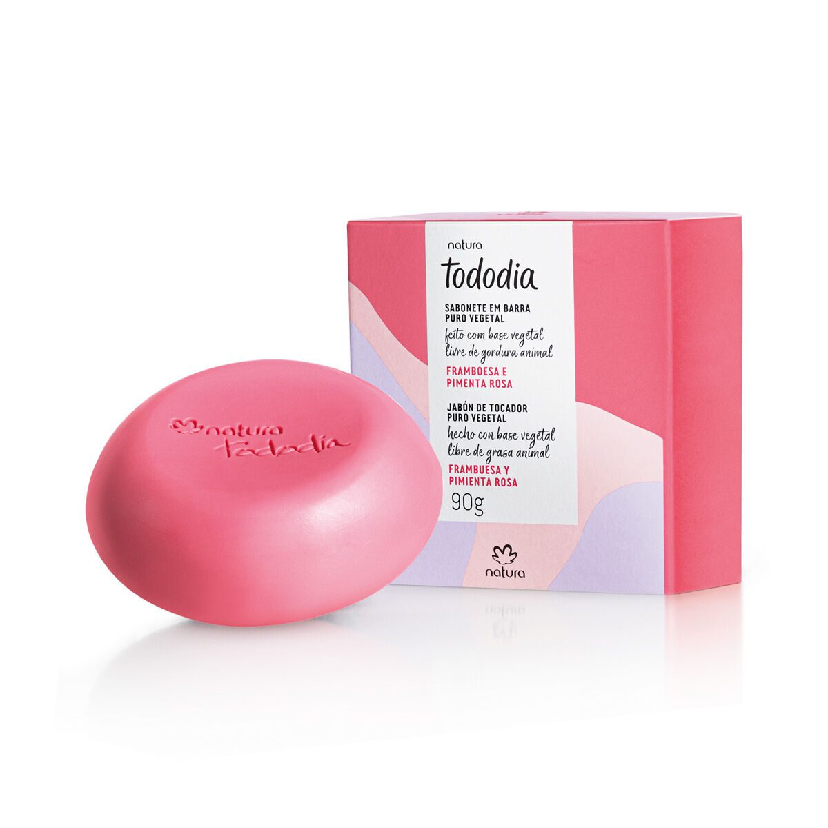 Sabonetes em Barra Tododia Framboesa e Pimenta Rosa 2