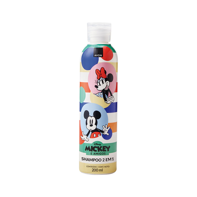 Shampoo E Condicionador 2 Em 1 Mickey E Amigos 200