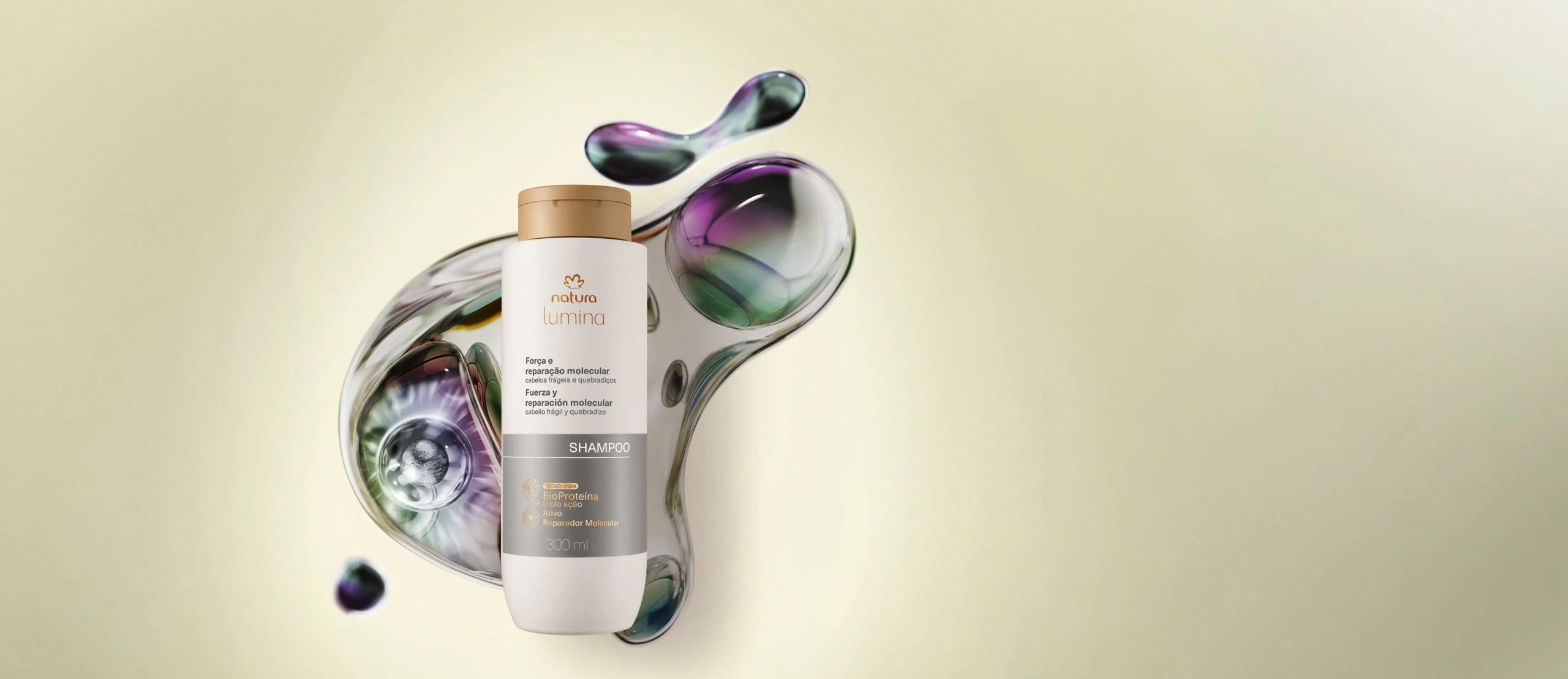 Shampoo Forca e Reparacao Molecular Lumina scaled