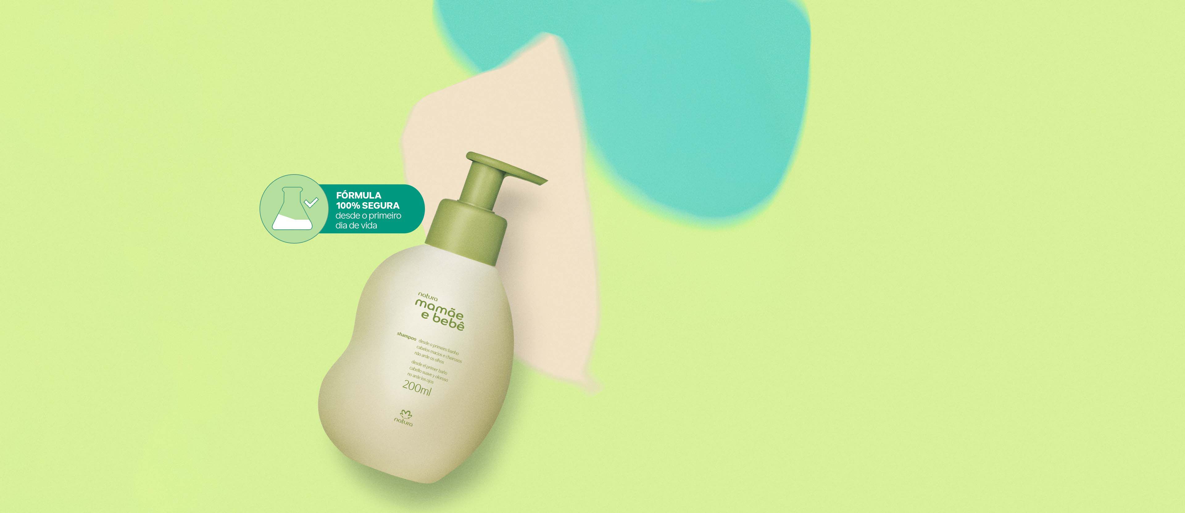 Shampoo Infantil 0 a 3 anos Mamae e Bebe 200ml