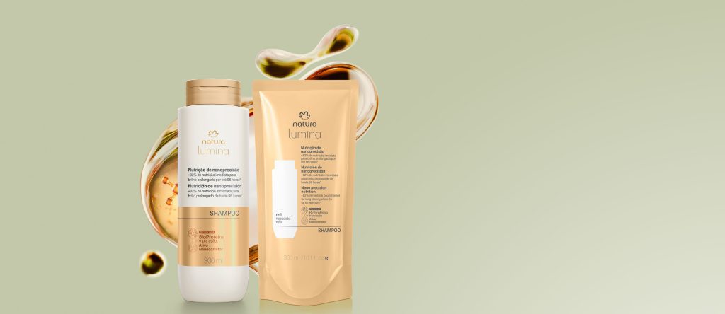 Shampoo Lumina Nutrição de Nanoprecisão com Refil (2 unidades)