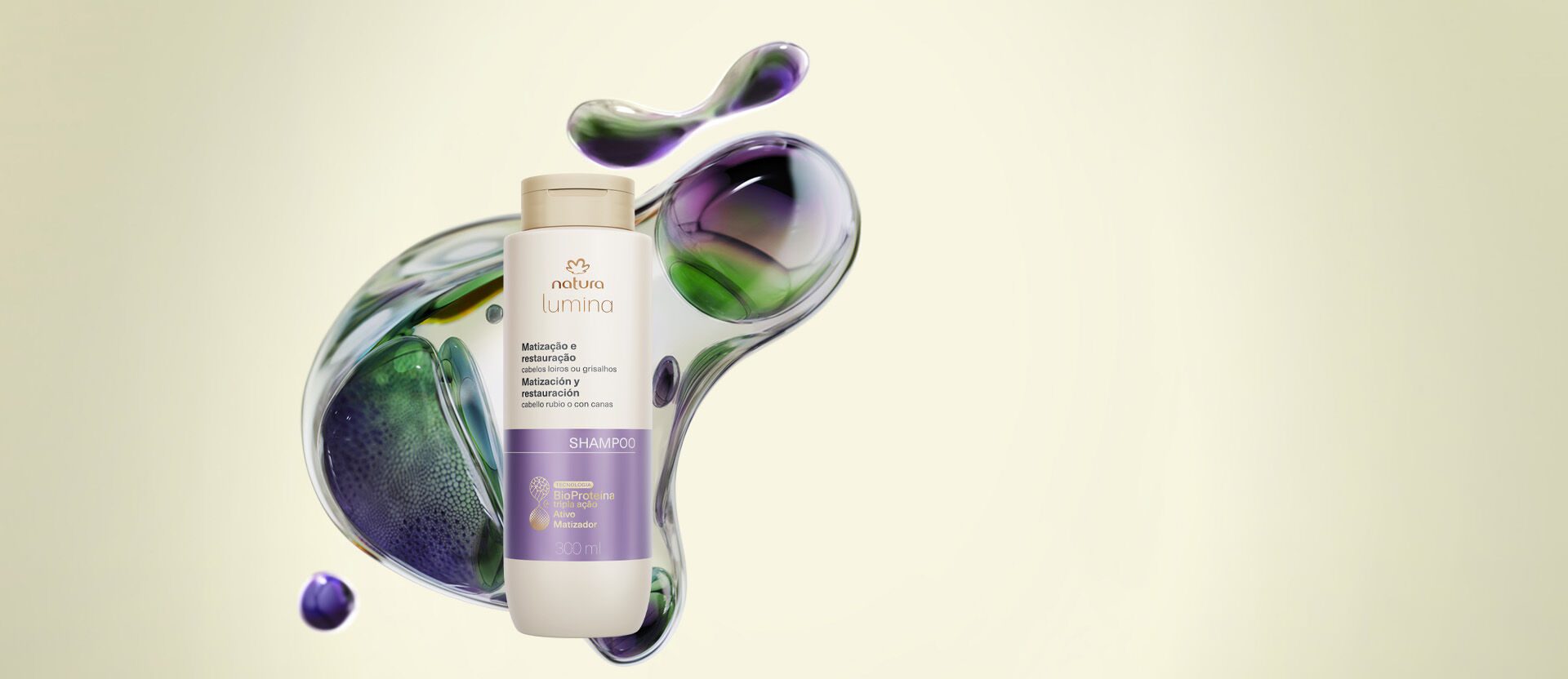 Shampoo Matizador para Matizacao e Restauracao
